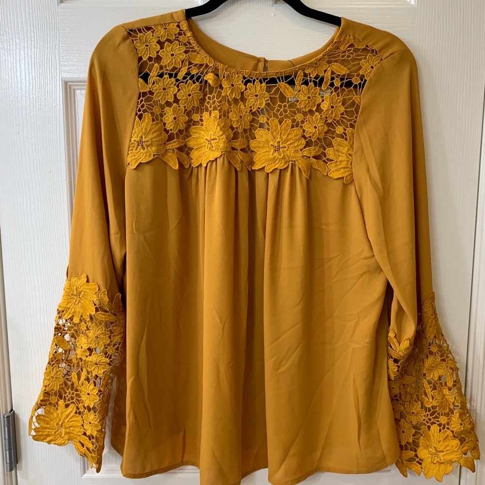 Mustard Yellow Blouse